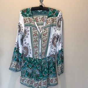 Preloved Umgee Romper Print Size Large